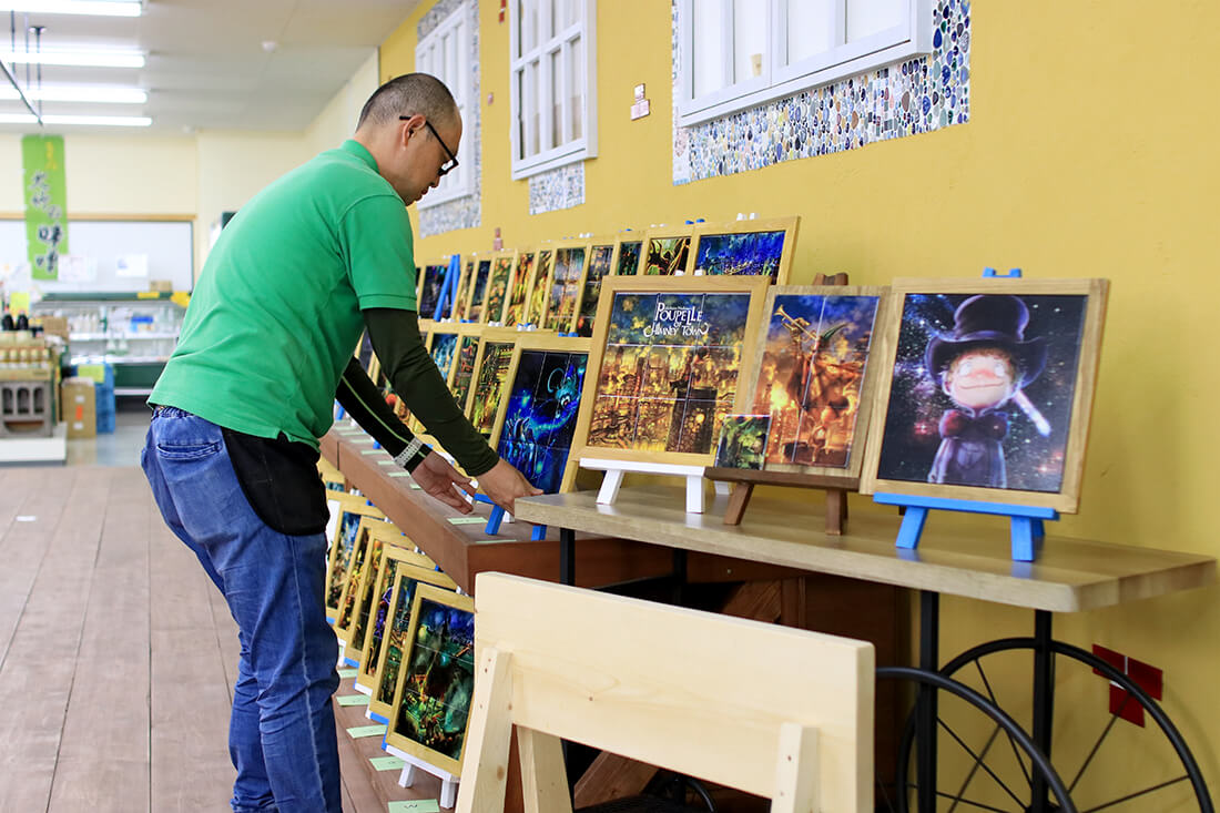 えんとつ町のプペル・タイルの絵本展