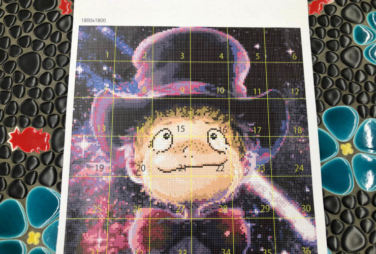 『えんとつ町のプペル・モザイクタイルアート』みんなで作ろう！