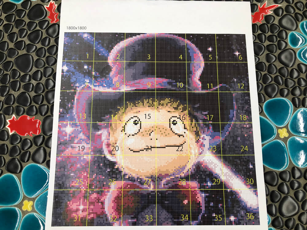 『えんとつ町のプペル・モザイクタイルアート』みんなで作ろう！