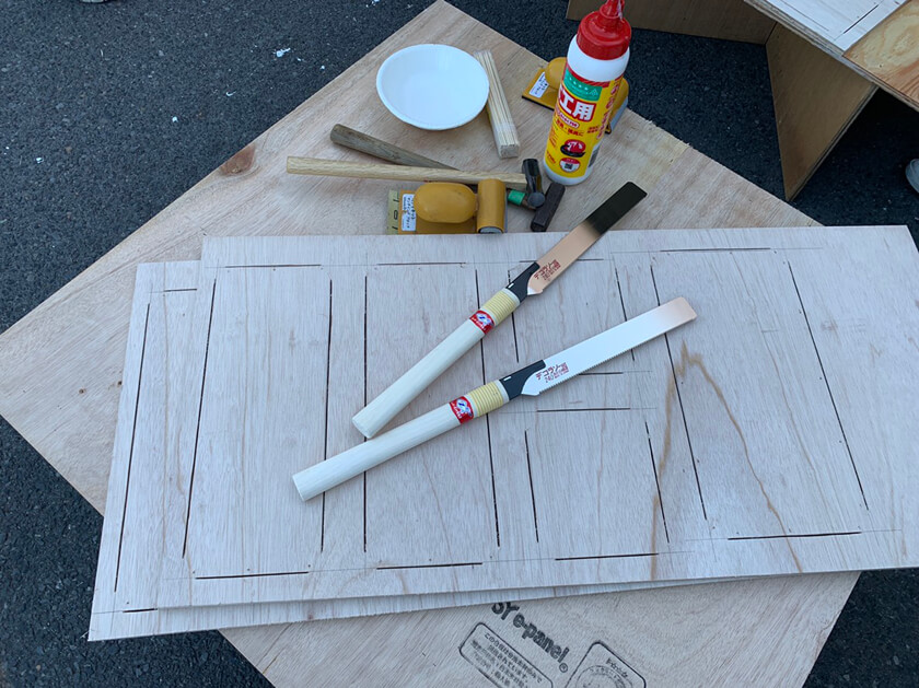 大工さんが教えてくれます！「木工体験」