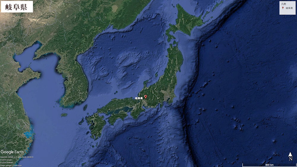 岐阜県地図