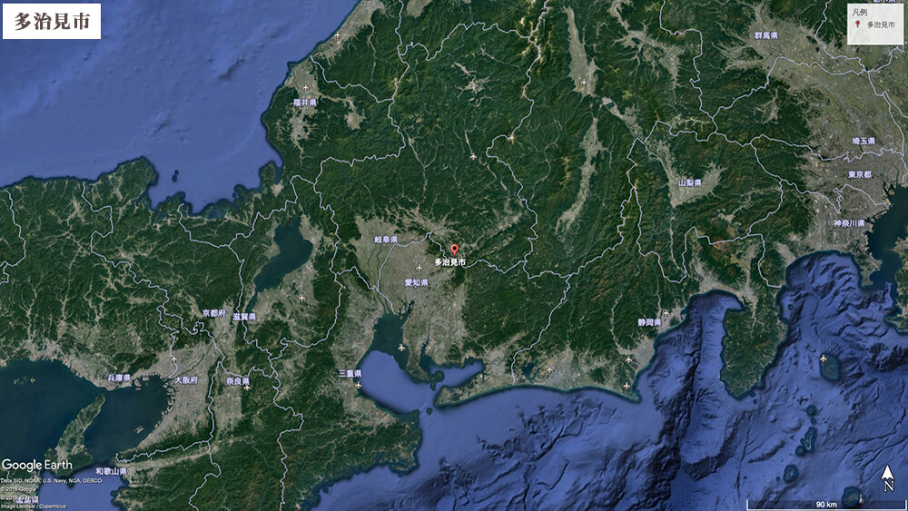 多治見地図