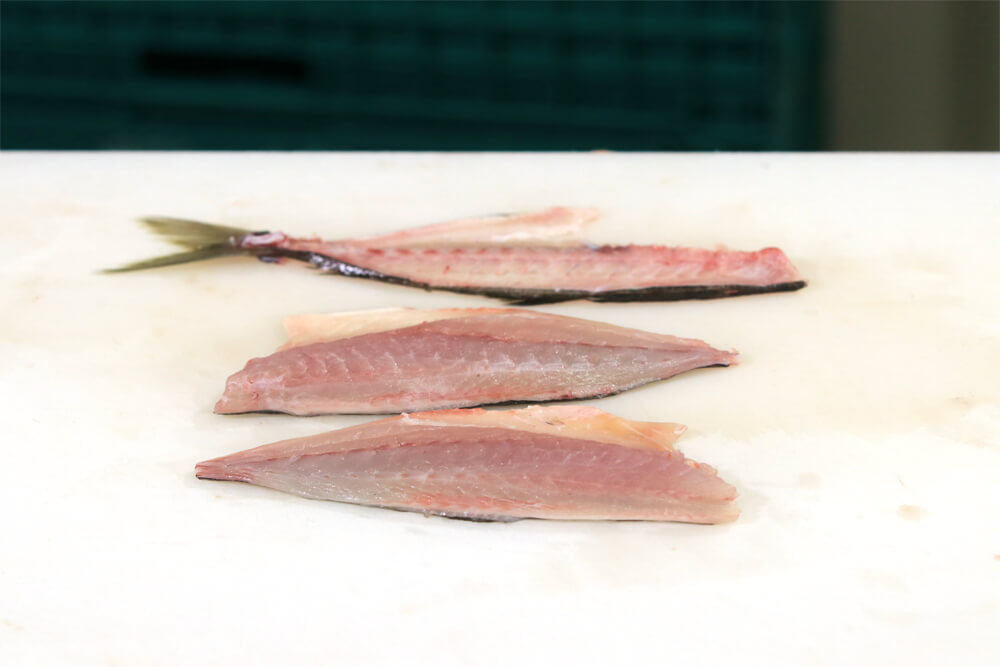 魚さばき講座〜真あじ3枚おろし〜　多治見市ながせ商店街ヒラクビル