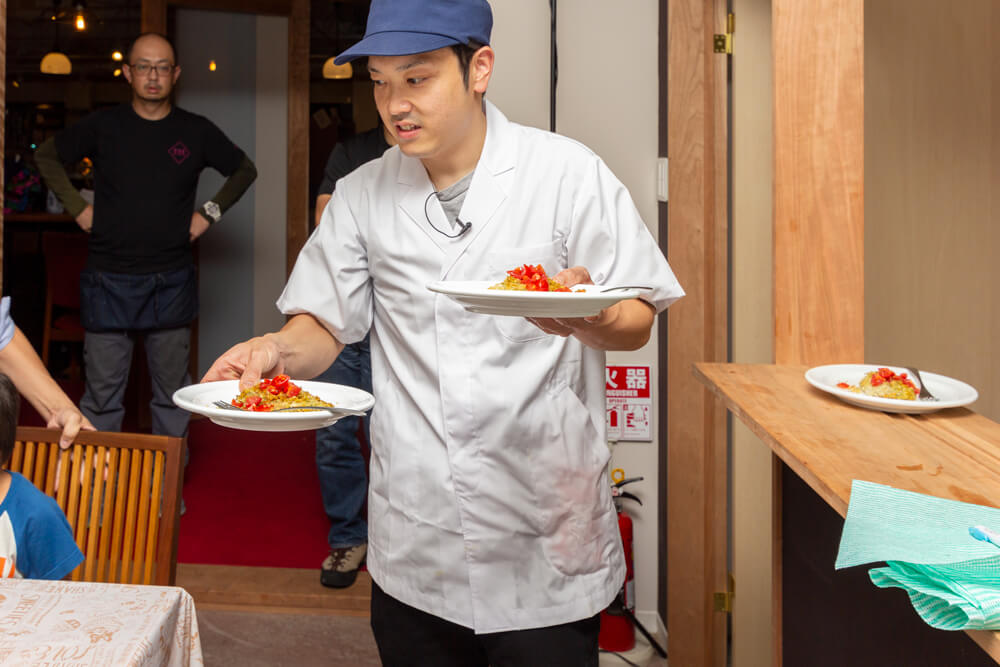 マルナカ魚さばき講座〜真あじ3枚おろし〜　多治見ながせ商店街ヒラクビルキッチン